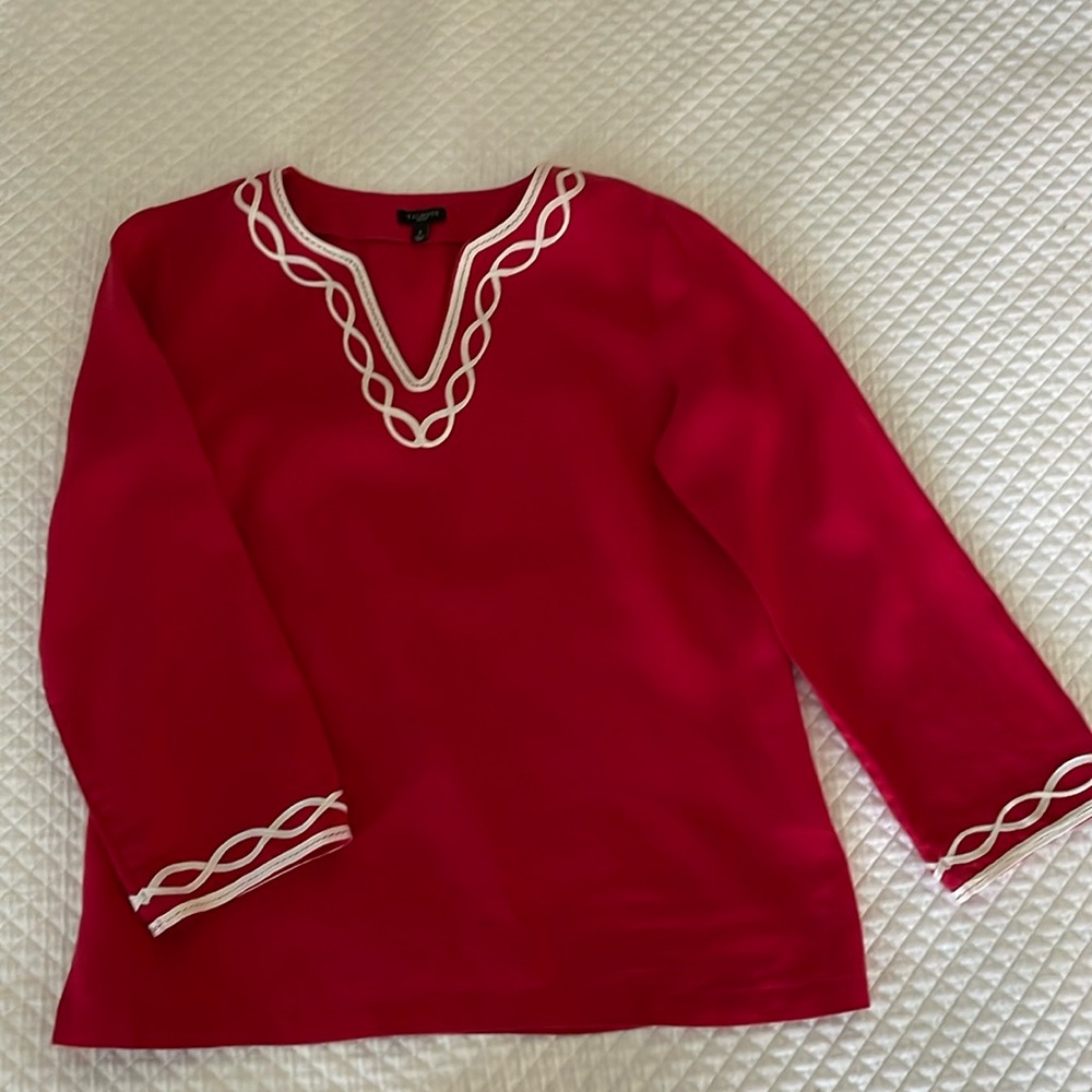 Beautiful Red Talbots top